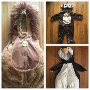 3 Infant Dress Up Outfits 3mo, 12mo & 24 mo